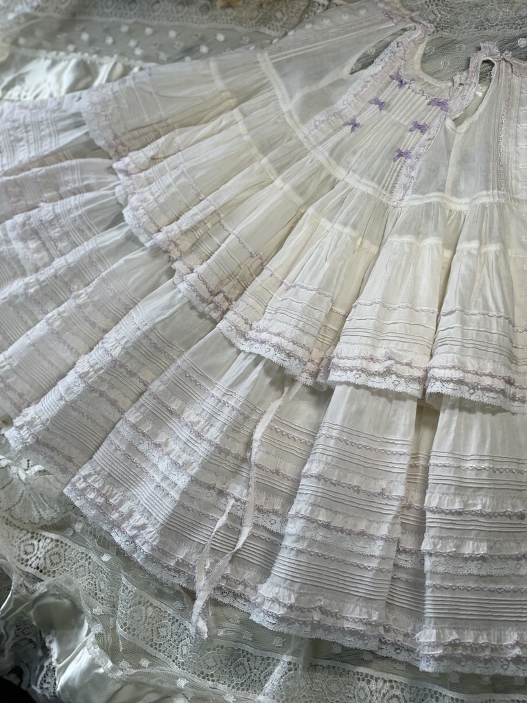 【60cm】いちご&配色ワンピース【Aデザイン】