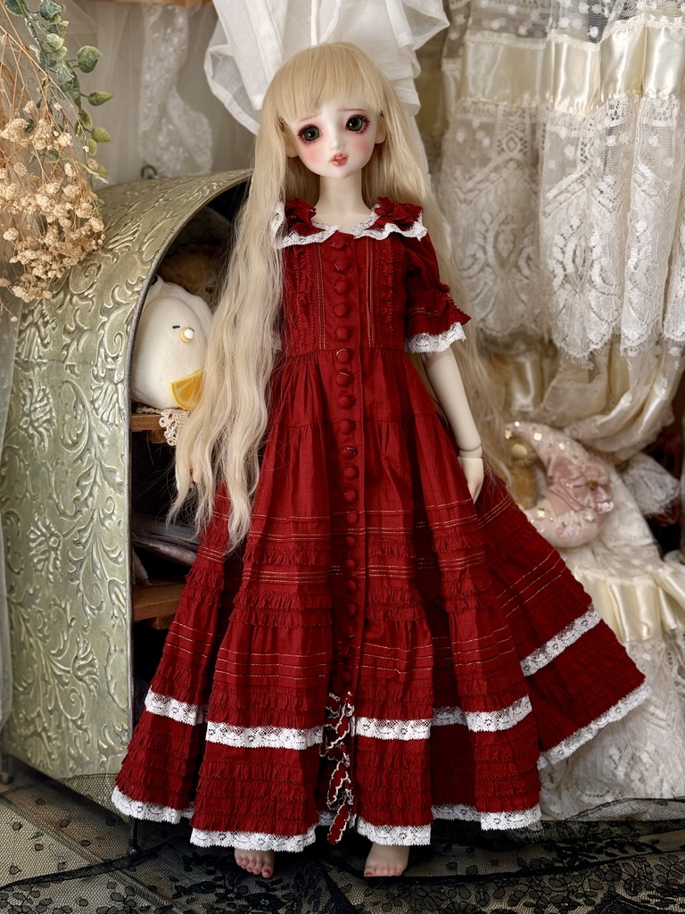 【60cm】燕脂のワンピース