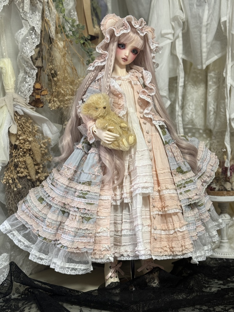 【60cm】ライラックのワンピース