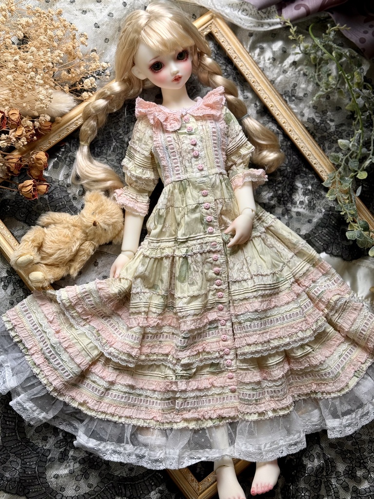 【60cm】ライラックのワンピース