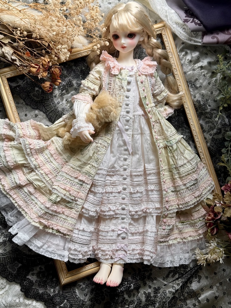 【60cm】ライラックのワンピース