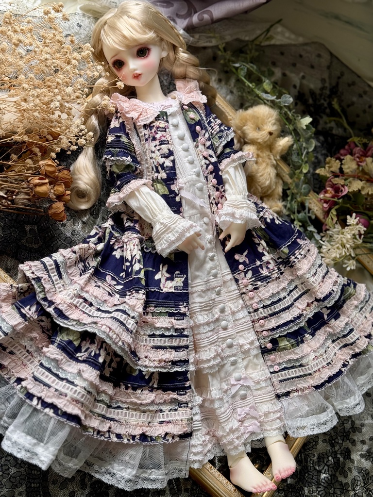 【60cm】ライラックのワンピース