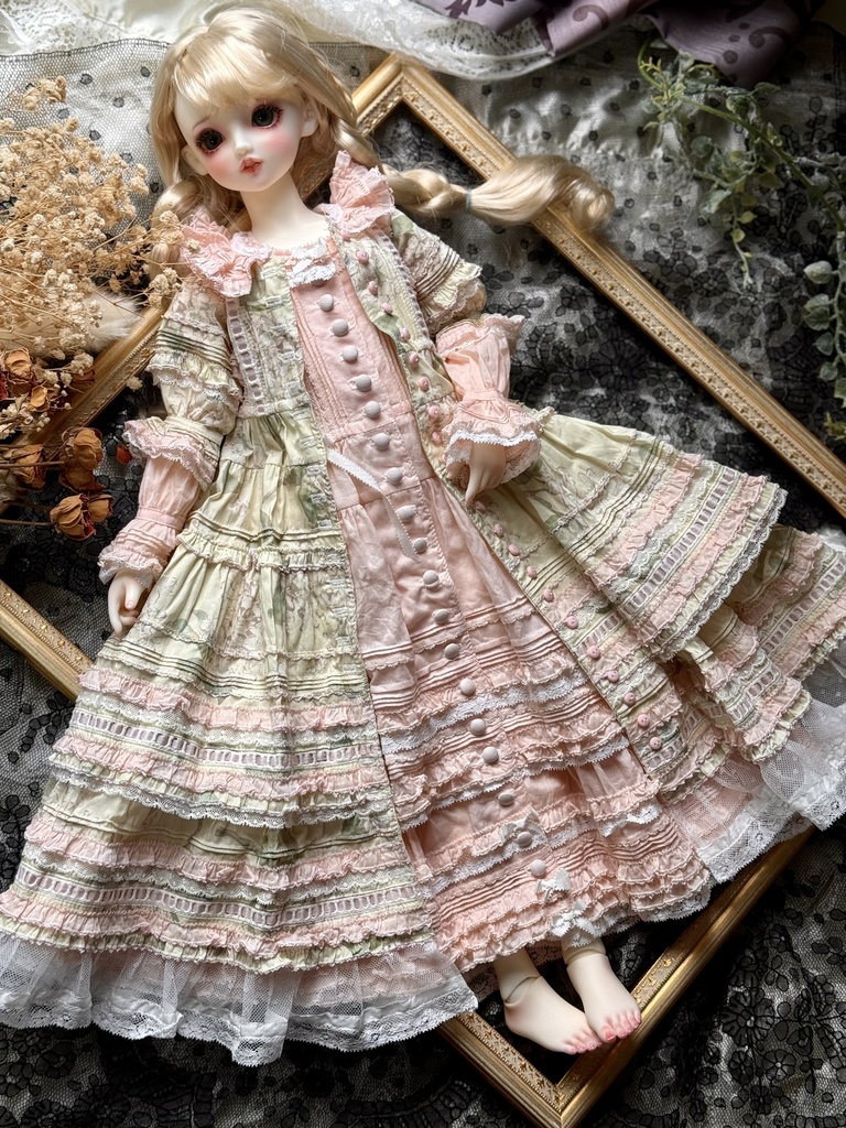 【60cm】ライラックのワンピース