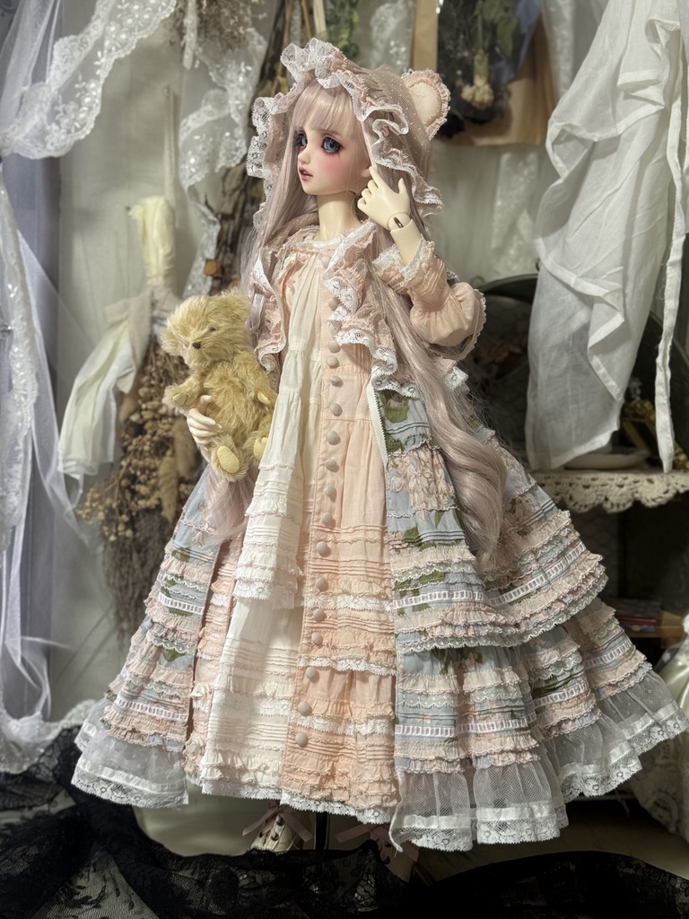 【60cm】ライラックのワンピース