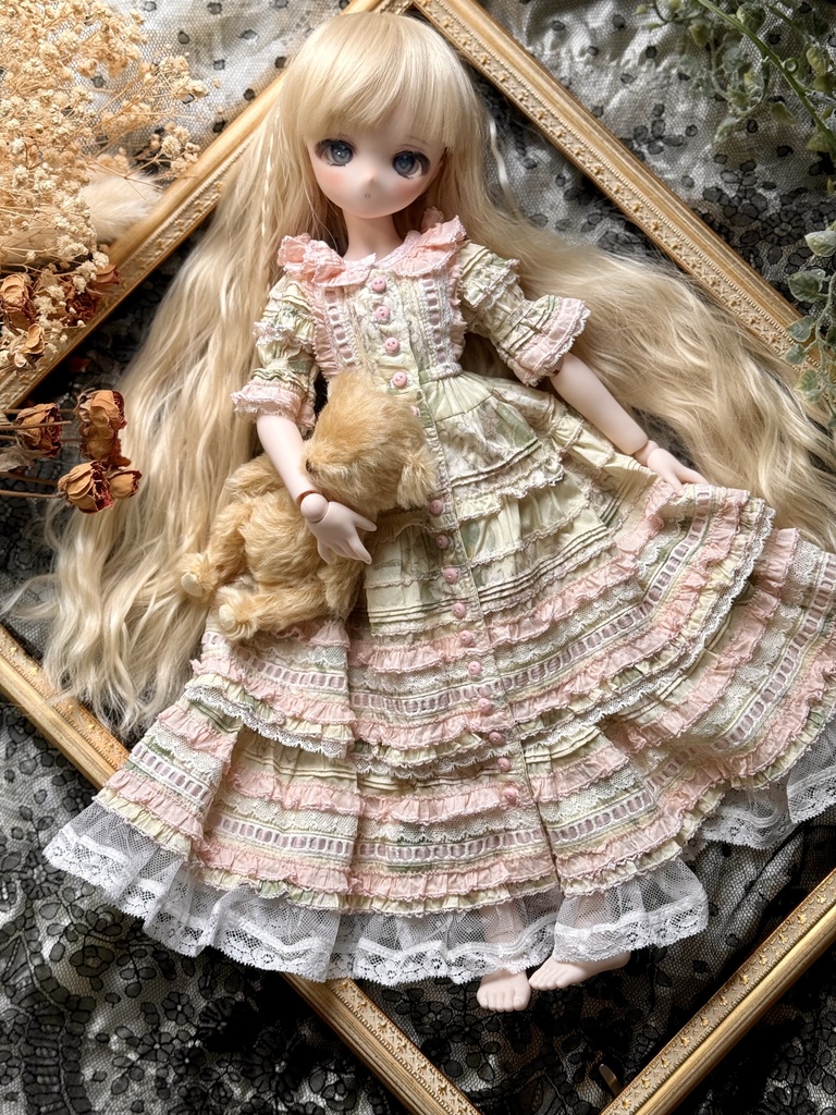 【40cm】ライラックのワンピース