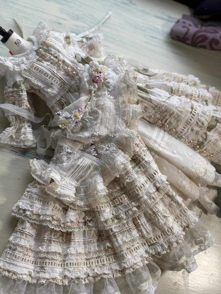 【40cm】ライラックのワンピース