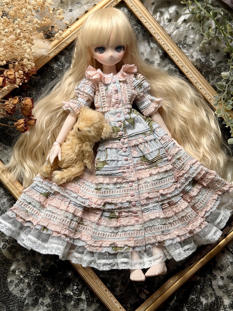 【40cm】ライラックのワンピース