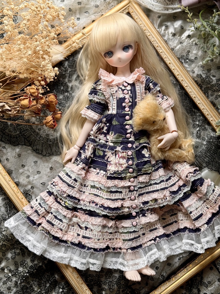 【40cm】ライラックのワンピース