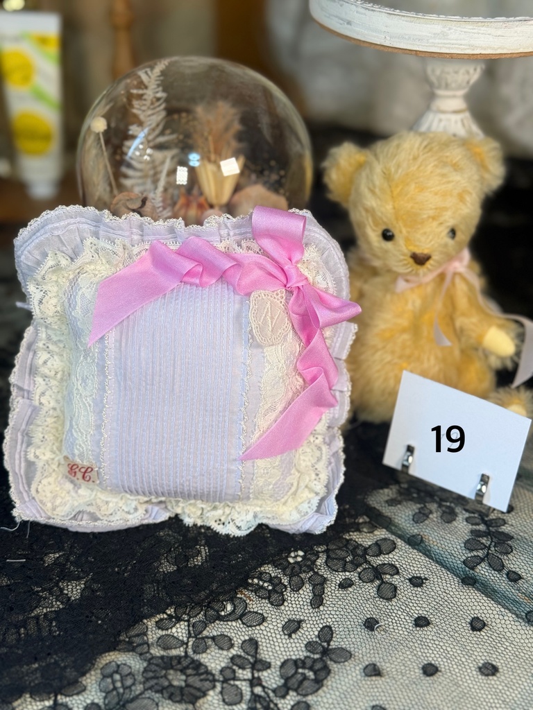 クッション【白×パープル】16〜18【ラベンダー×生成り】19〜23