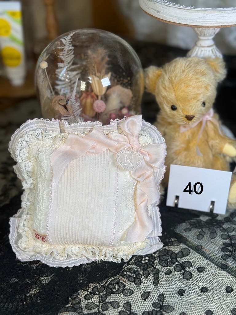 クッション【生成×ピンク】40〜44