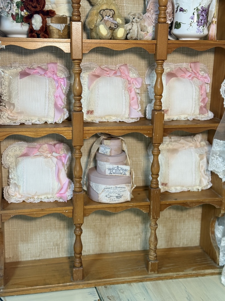 クッション【生成×ピンク】40〜44