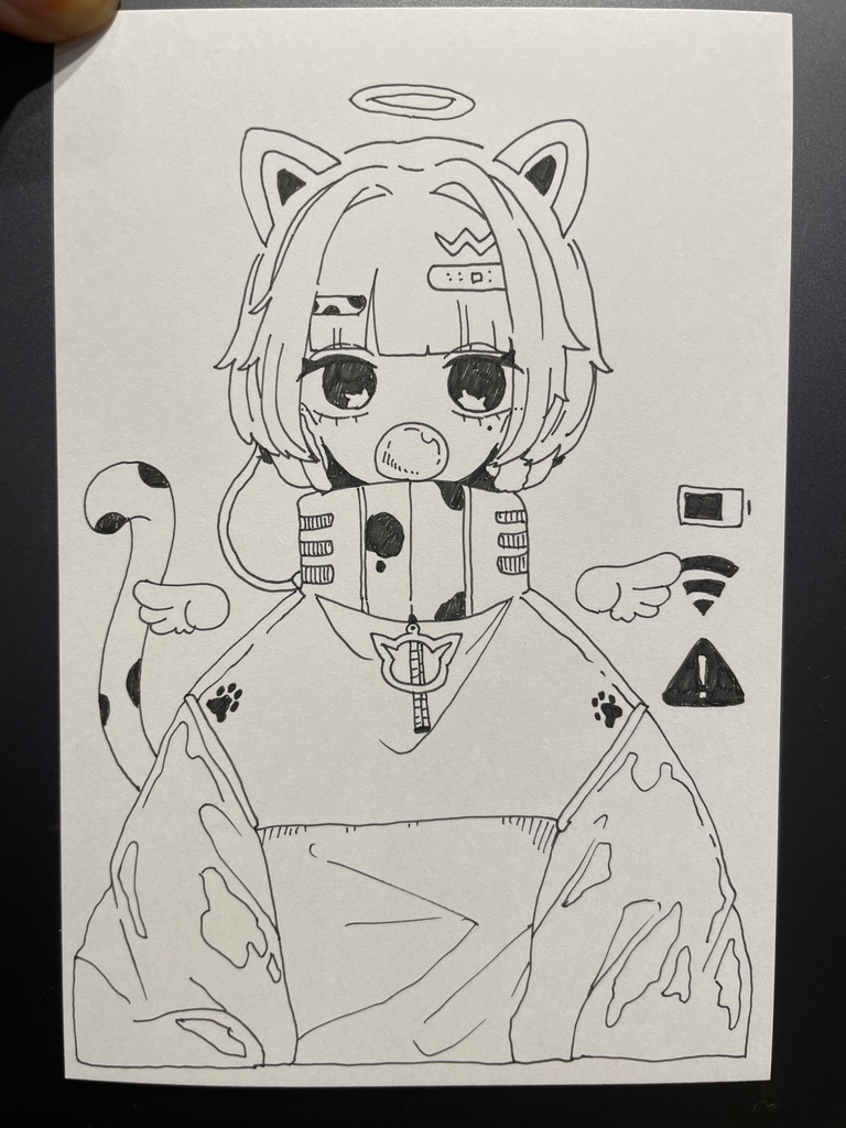 [ドローイング] 三毛