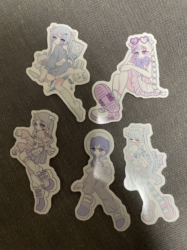 等身ステッカーセット