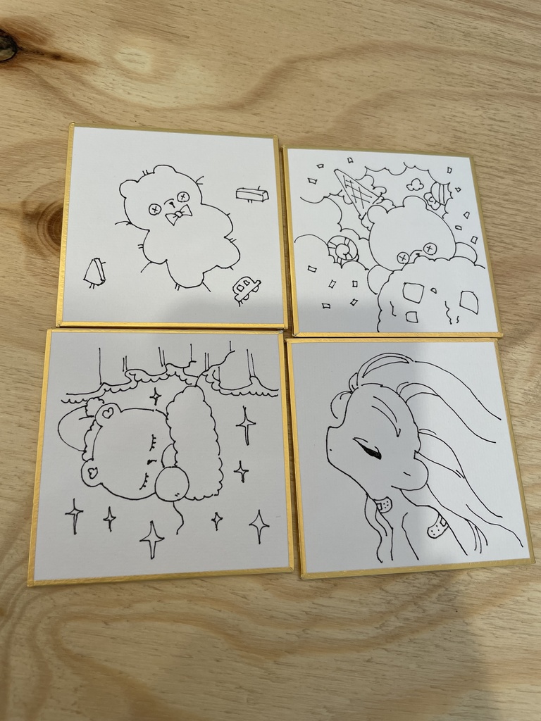 ランダムミニ色紙