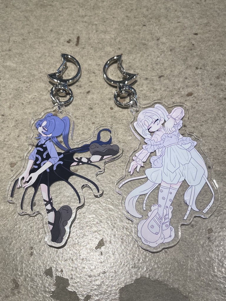 アクリルキーホルダー2種
