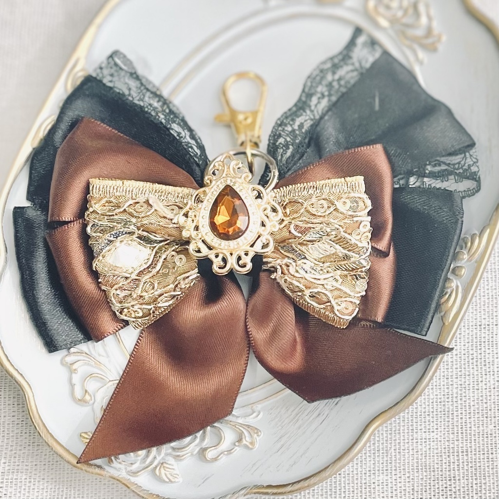 キャラクターモチーフ リボンバッグチャーム