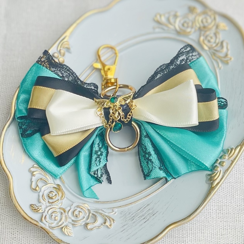 キャラクターモチーフ リボンバッグチャーム