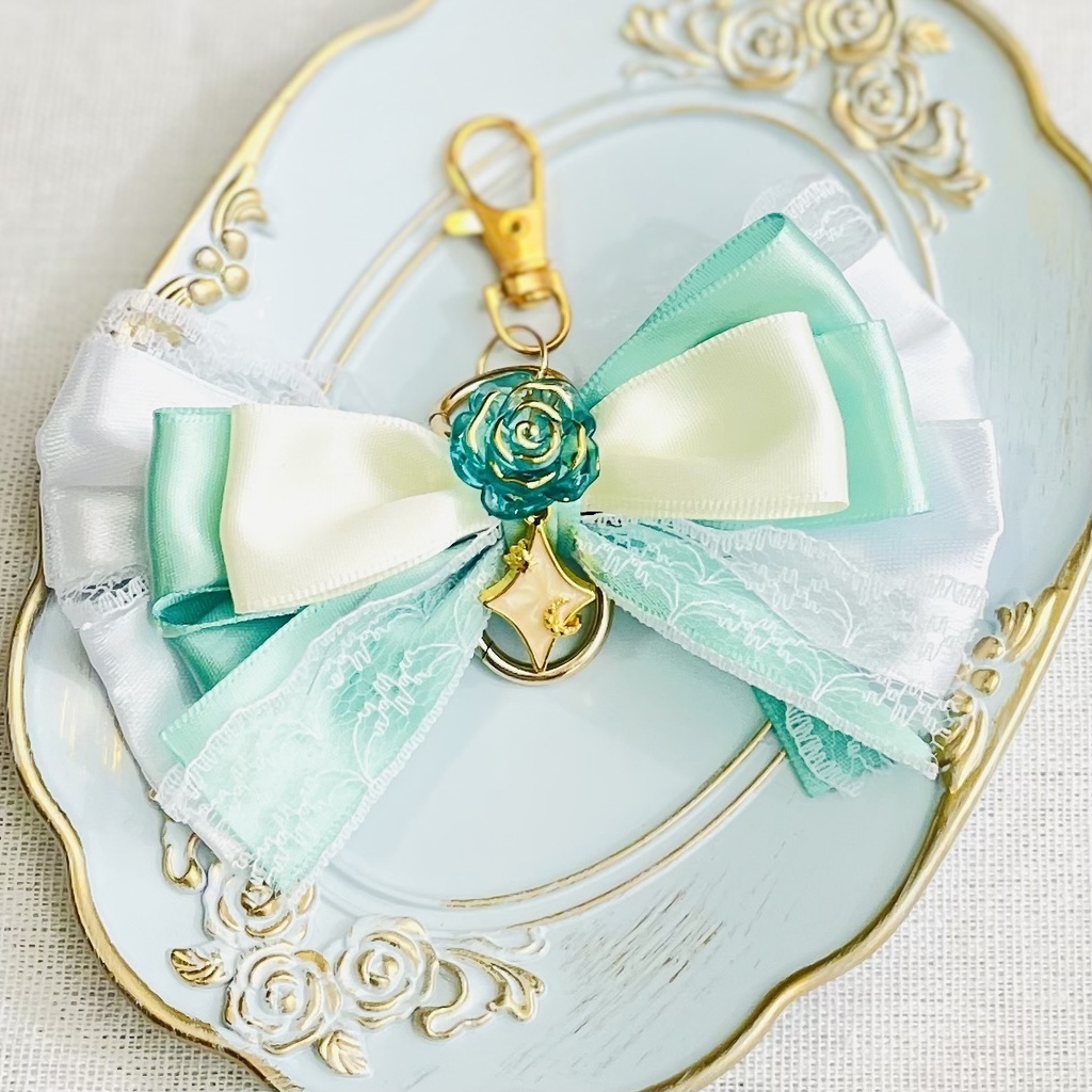 キャラクターモチーフ リボンバッグチャーム