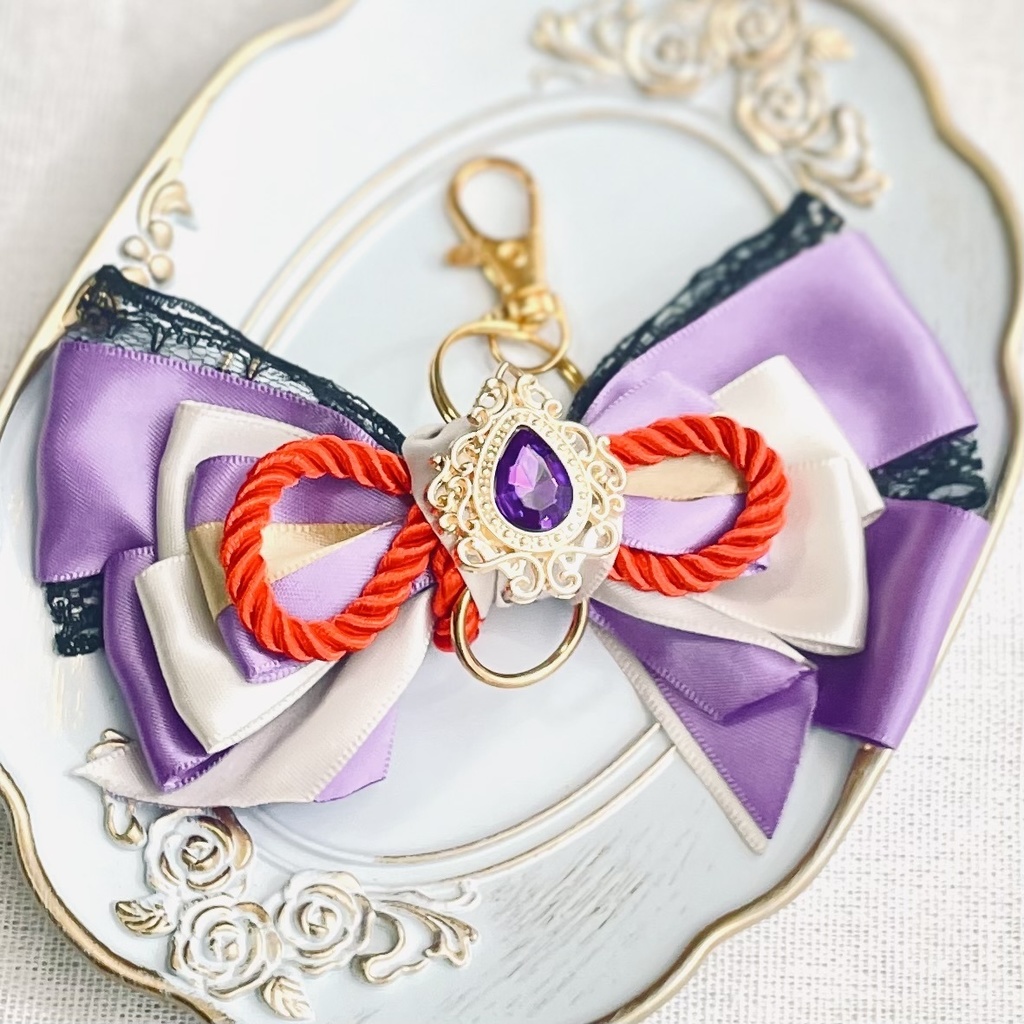 キャラクターモチーフ リボンバッグチャーム