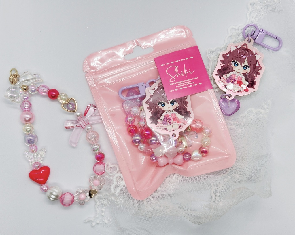 Parfumerie2+ビーズストラップアクキーセット