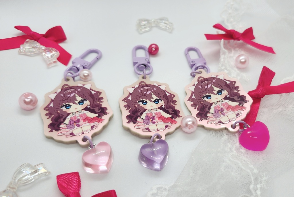 Parfumerie2+ビーズストラップアクキーセット