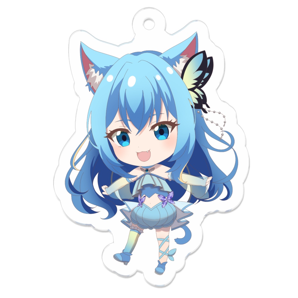 アクリルキーホルダー【SD特別衣装】VTuber藍こばる(ran kobaru)のデビュー記念グッズ発売ꕤ