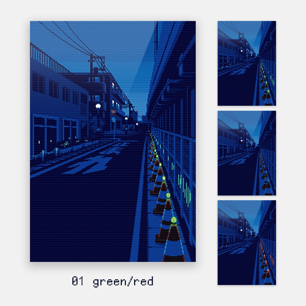 動くポストカード(レンチキュラー)2種類