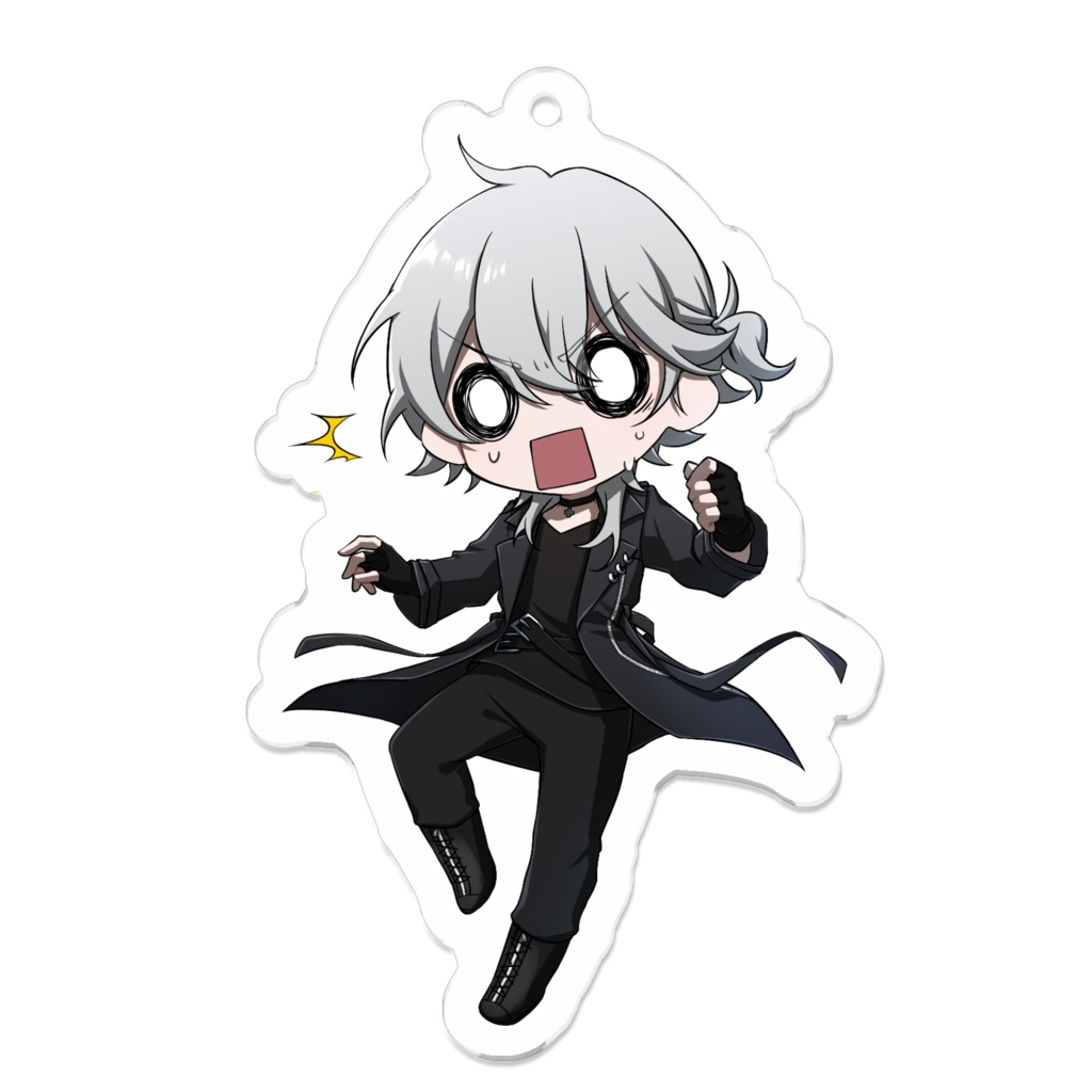 【全4種】アクリルキーホルダー 絶体絶命少女 クロ