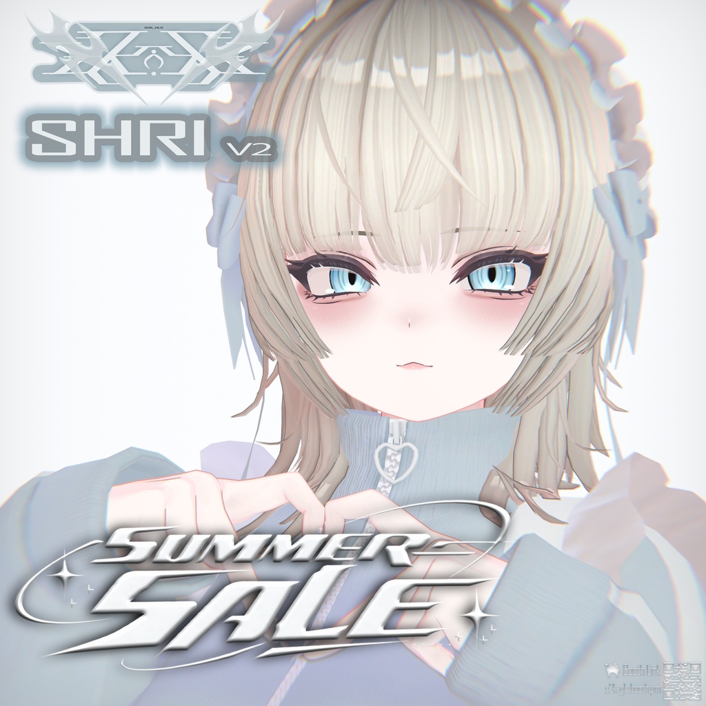 【📢サマーセール中】オリジナル3Dモデル「SHRI/しゅり」Ver.2.4+1.2