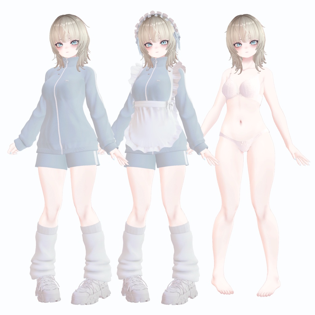 オリジナル3Dモデル「SHRI/しゅり」Ver.2.3+1.1