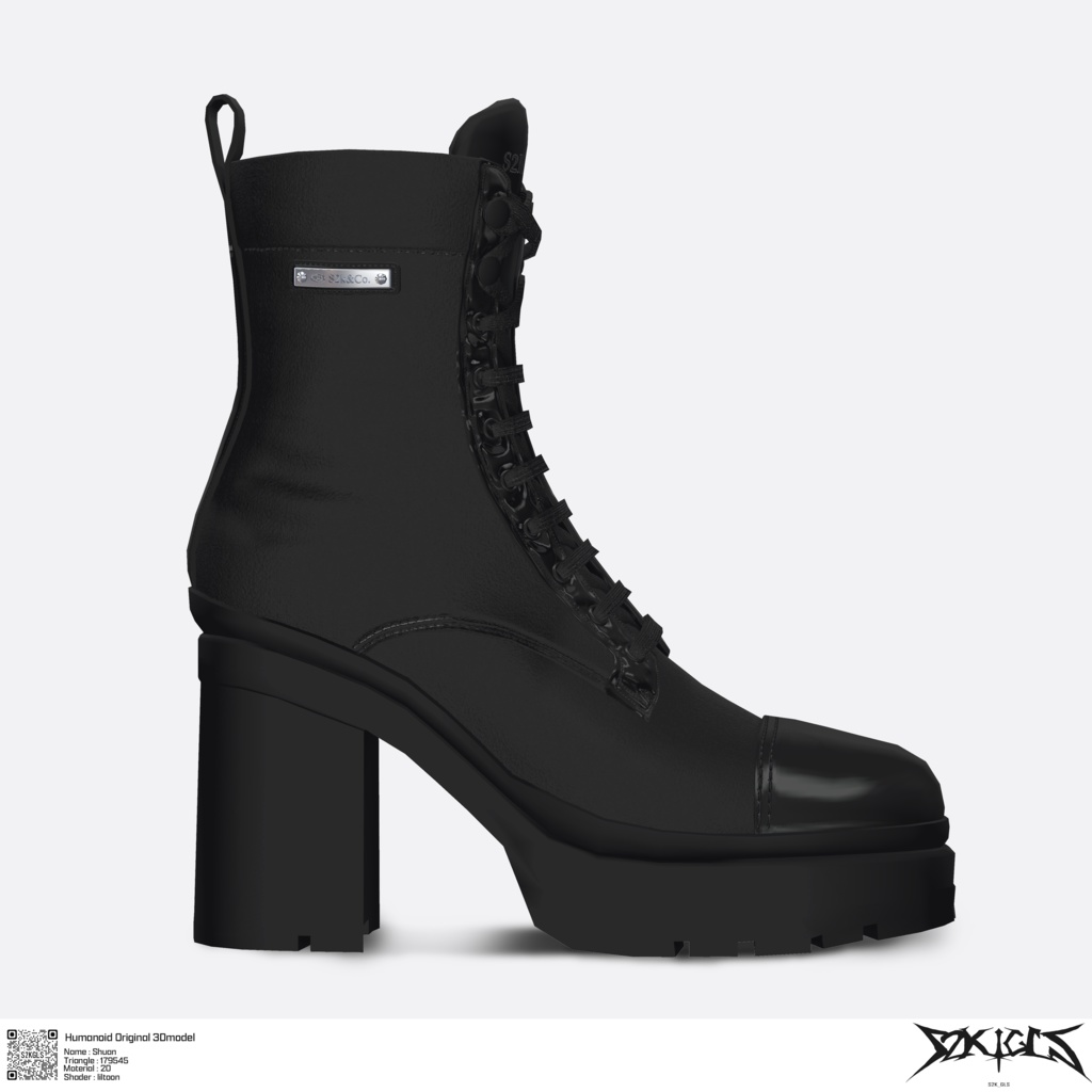 オリジナル3Dモデル「しゅあん/Shuan」Ver.1.1