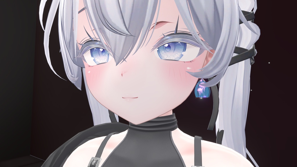 【VRC向け3Dモデル】Nocturne Lantern - 闇に融けるクラゲの灯り(Earrings同梱 / 3アバター対応)