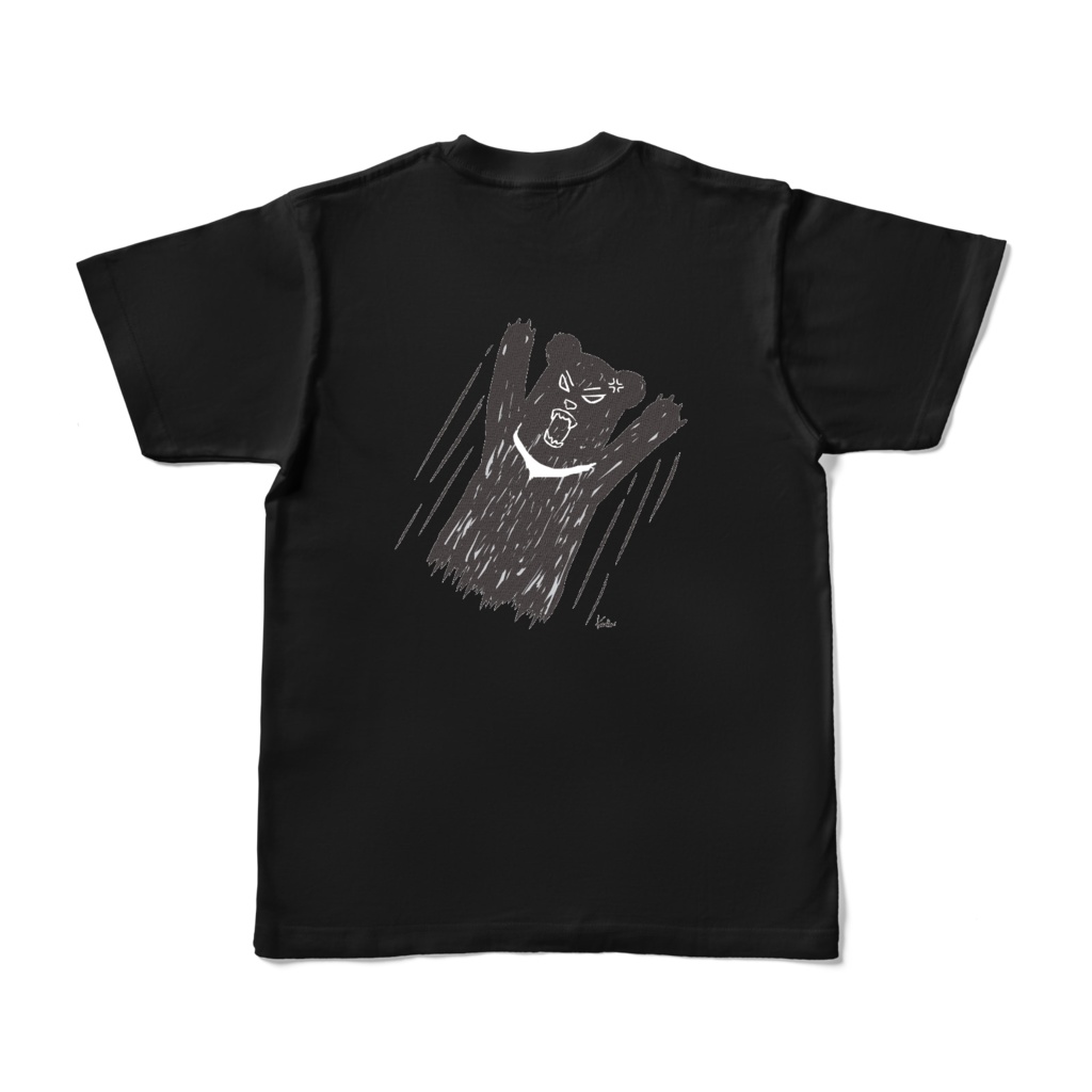 ツキノワグマ 背面クマ付き