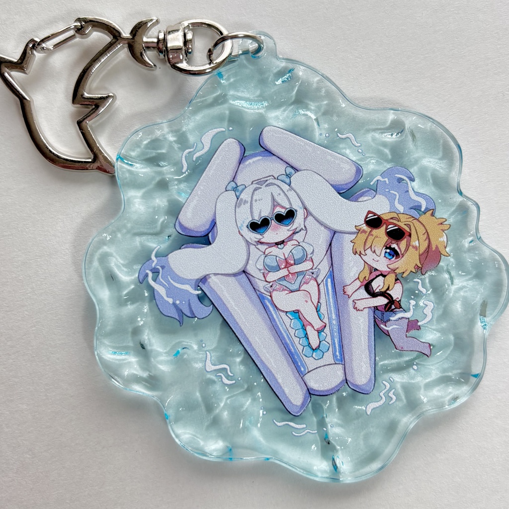 シンデレラ＆グレイブ水面アクリルキーホルダー