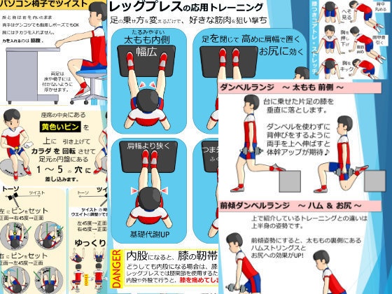 筋肉ランキング~筋トレマシンの使い方と自宅やりかえ&時短トレーニング