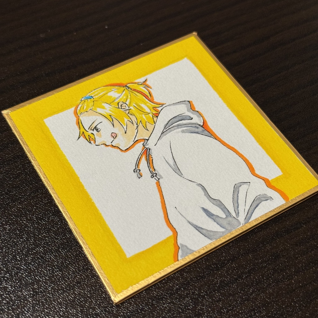 原画 豆色紙