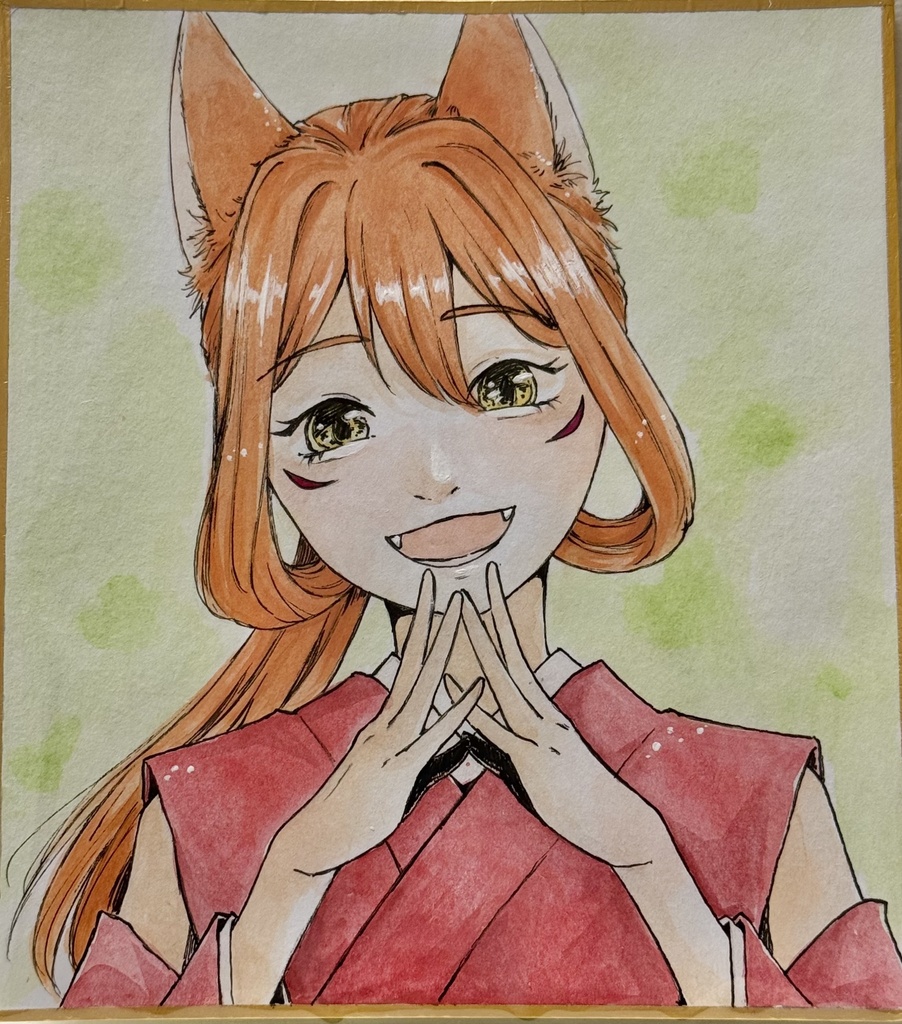 原画　ミニ色紙