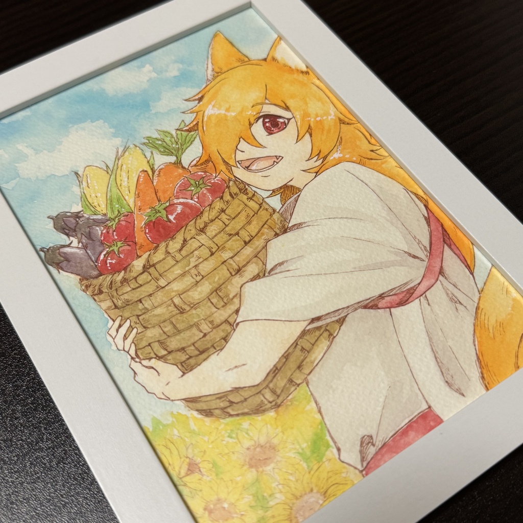 原画　フレーム付き