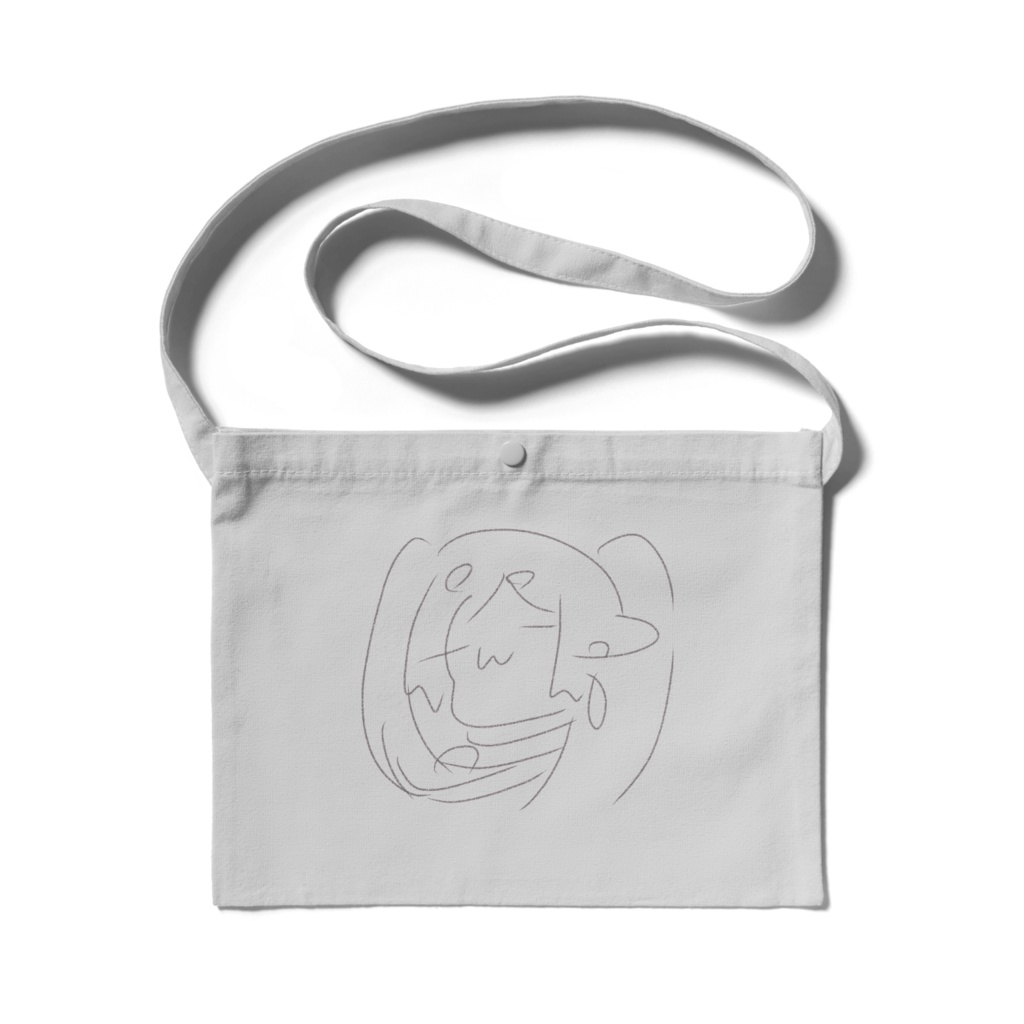 左手で描いたふりーれんのサコッシュ