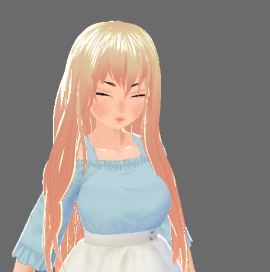 [Vroid] Long Hair base - 長い髪\ヘア