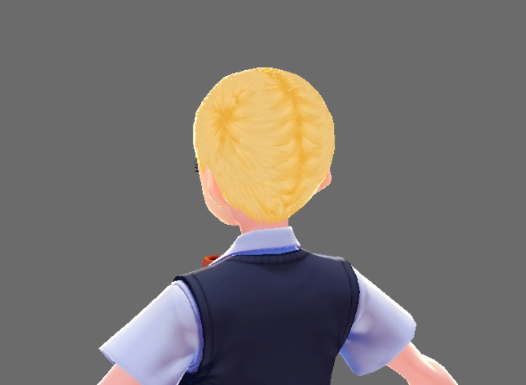 [Vroid] Base Hair PonyTail - ベースヘア