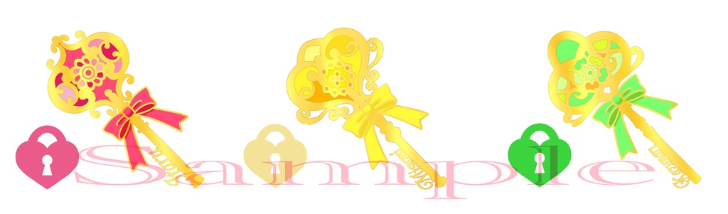 A3 鍵モチーフアクリルキーホルダー Yuhodo Booth