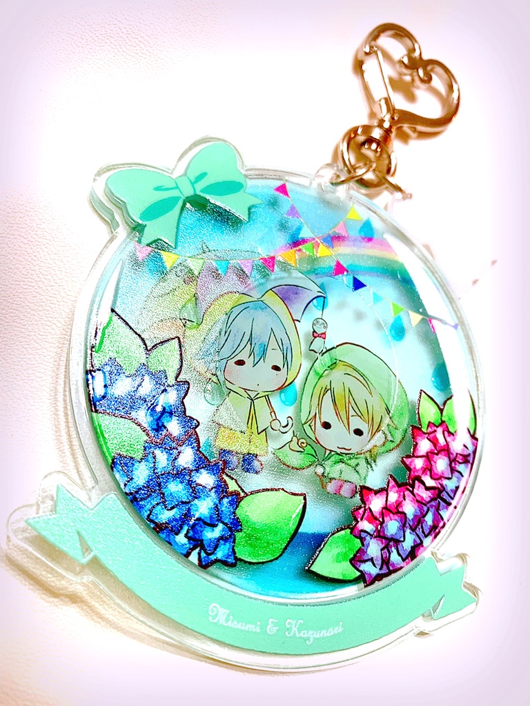 A3! 三角&一成スノードーム風アクリルキーホルダー