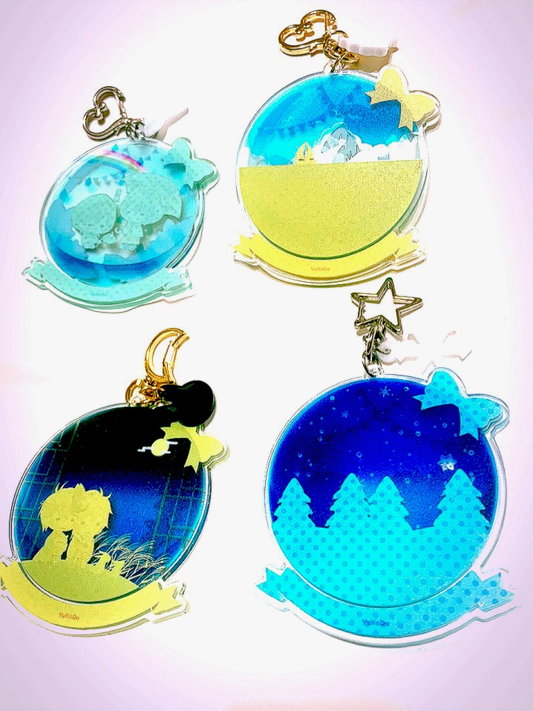 A3! 三角&一成スノードーム風アクリルキーホルダー