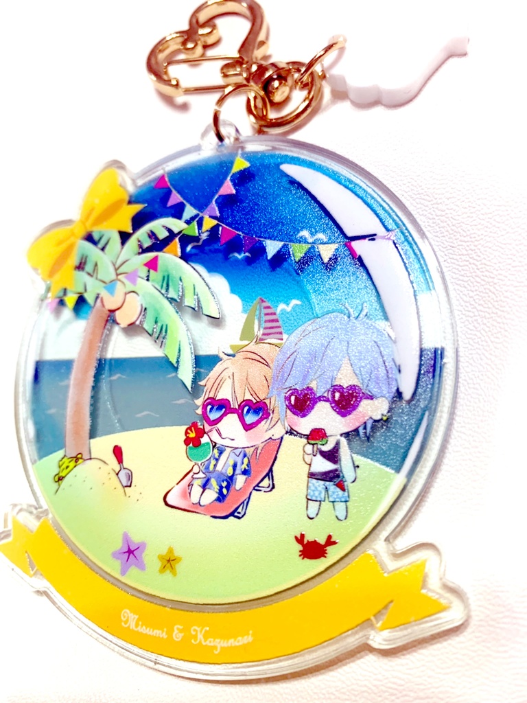 A3! 三角&一成スノードーム風アクリルキーホルダー