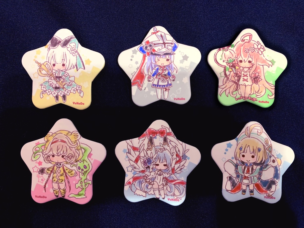 ラストピリオド 星型缶バッジ