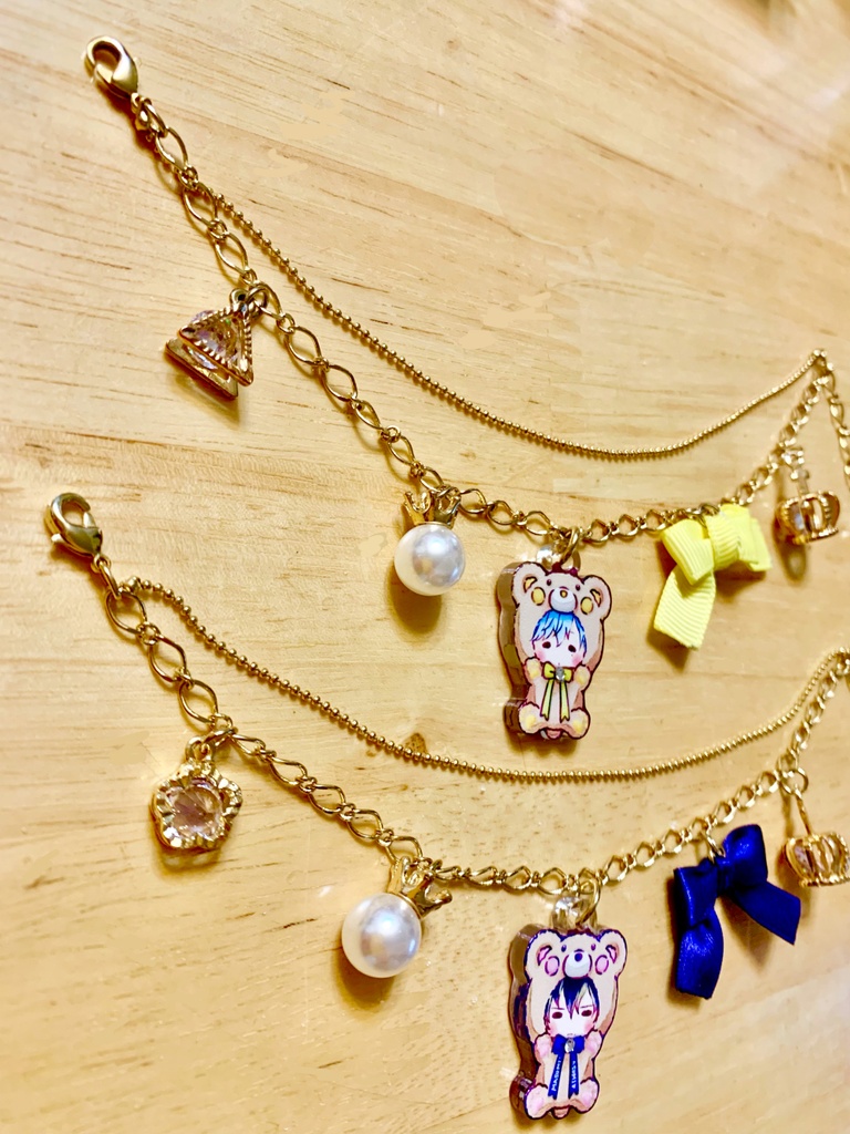 A3! くまの着ぐるみチャームブレスレット(バッグチャーム)