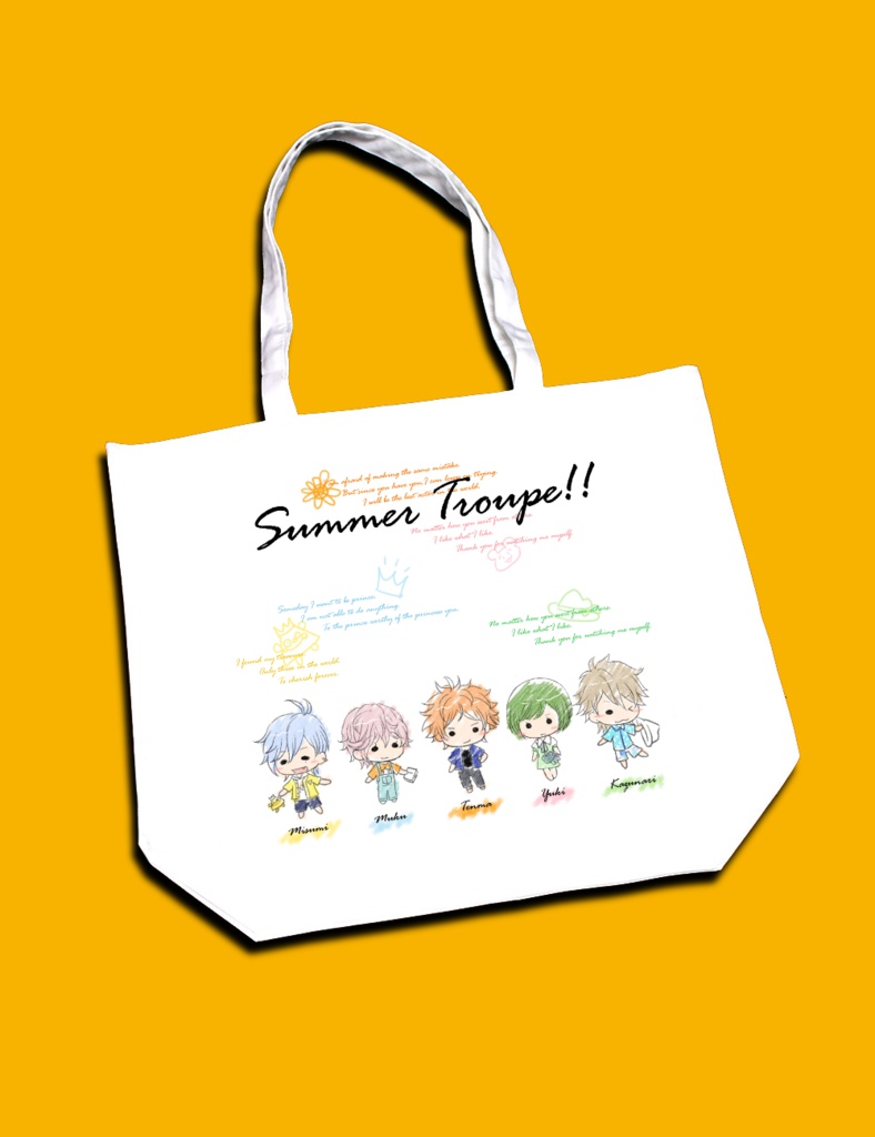 【販売終了】A3!　夏組デザイントートバッグ（L）
