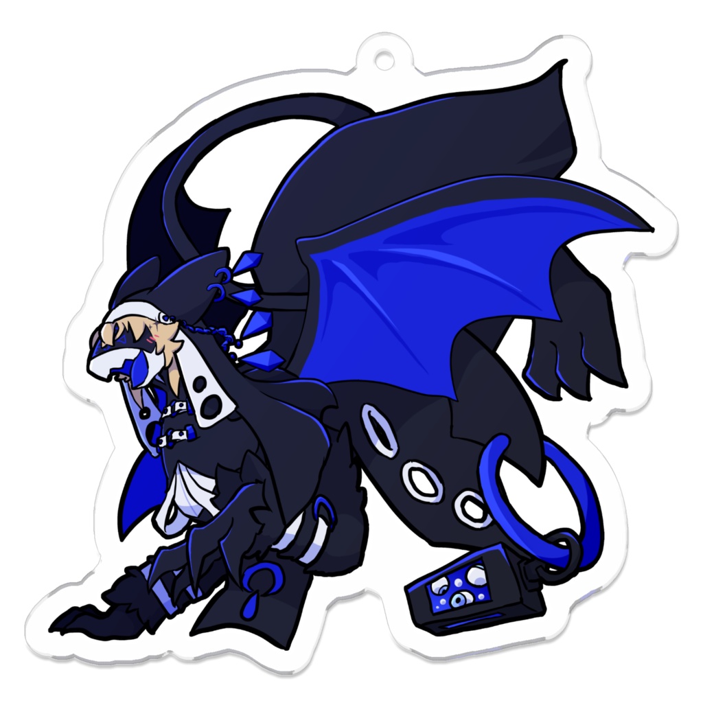 【非公式】擬竜化キルシェ アクリルキーホルダー【二次創作】