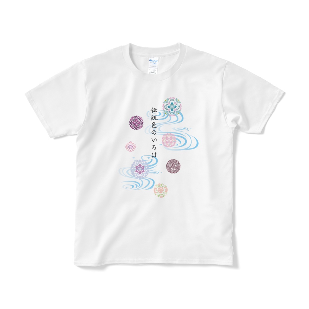 伝統色のいろはTシャツ
